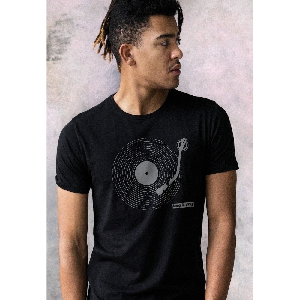 Keep It Vinyl Turntable DJ Retro Music Festival T-Shirt